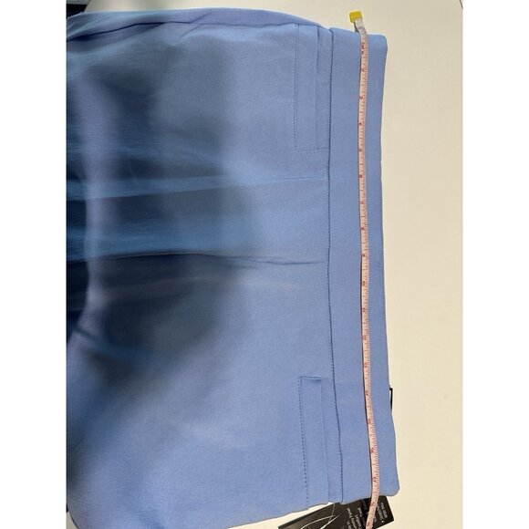 NWT Kim Rogers 14 Petite Capri Tummy Control Blue Pull On Pockets - Picture 6 of 11